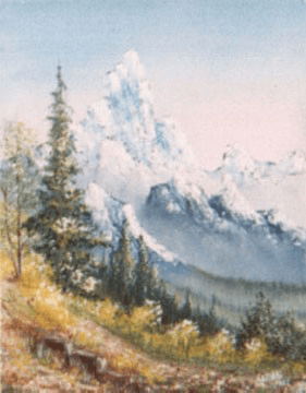 Mountains
Acrylic on Canvas Board, Walli White, artist